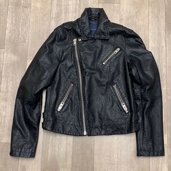 American Eagle Outfitters Jackets & Blazers - Womens American Eagle Faux Leather Motorcycle Jacket